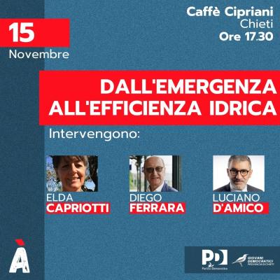 Il Partito Democratico di Chieti lancia "ComUnità": il progetto di partecipazione attiva per affrontare le criticità del capoluogo teatino.