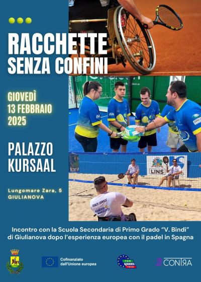 A Giulianova Racchette senza confini, per uno sport inclusivo e senza barriere