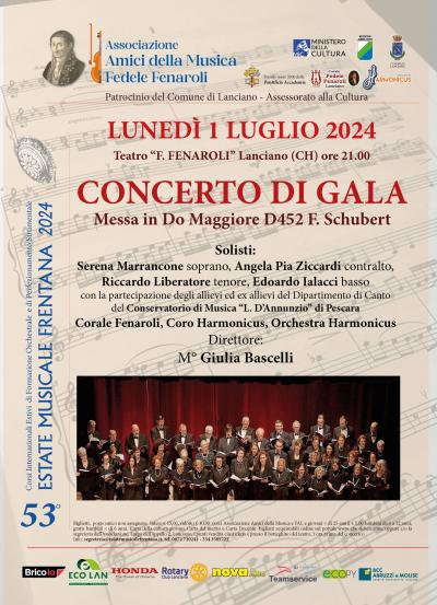 Estate Musicale Frentana 2024: questa sera la Messa in Do Maggiore di Schubert sul palco del teatro Fenaroli