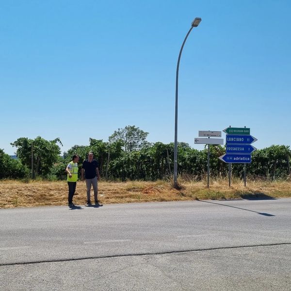 Il Sindaco di Fossacesia richiede alla Provincia la sistemazione dell' incrocio tra le provinciali Panoramica San Giovanni in Venere e il mare