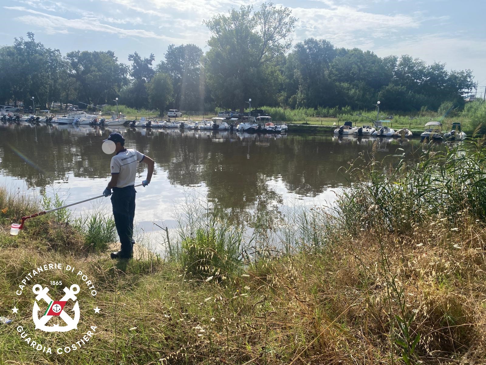 Montesilvano, avviato dalla Guardia Costiera il monitoraggio del fiume Saline, in collaborazione con ARTA