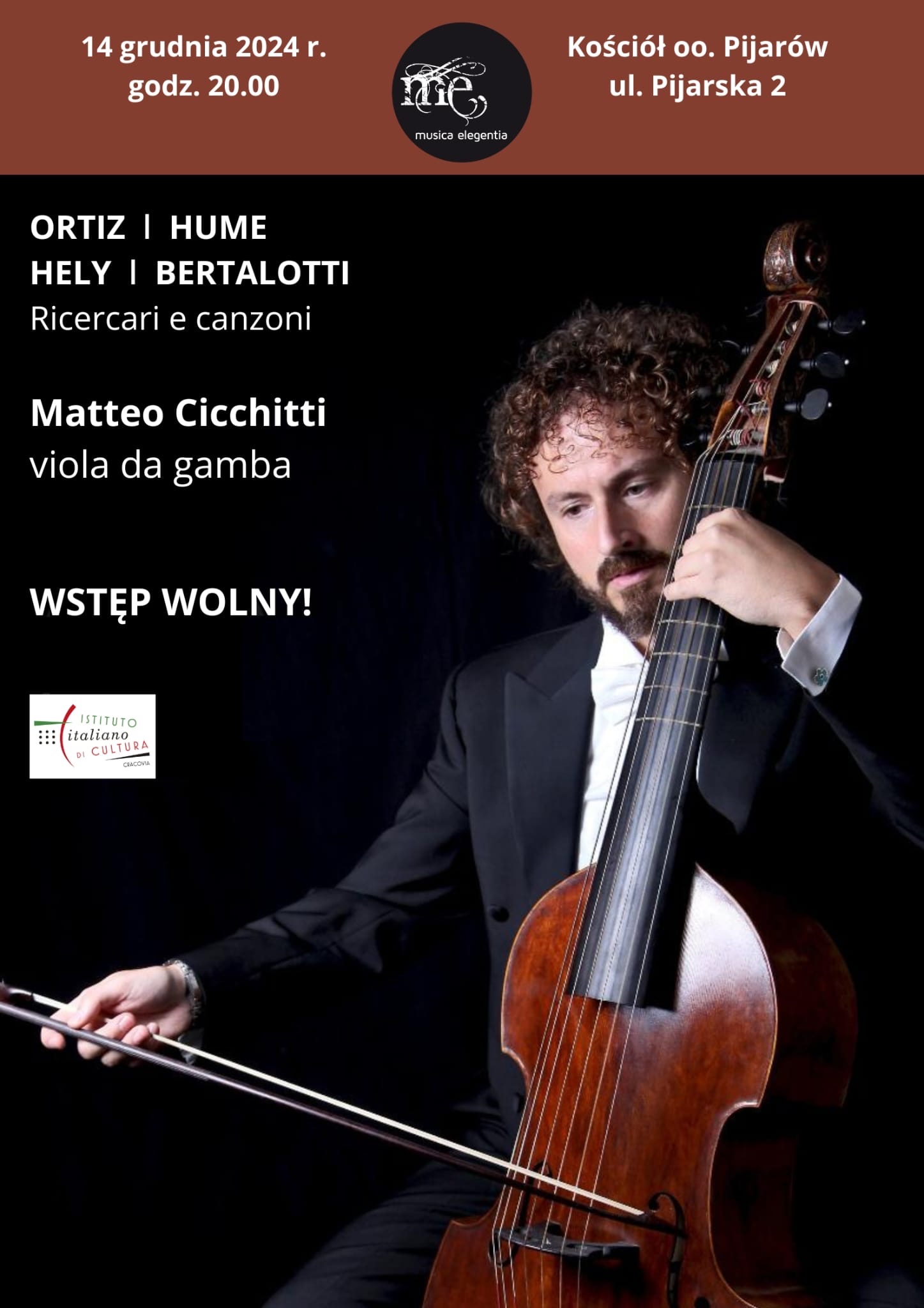 Al via il tour invernale per il virtuoso musico Frentano Matteo Cicchitti