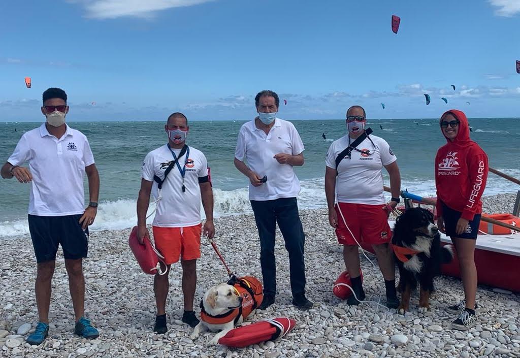 A Fossacesia Marina unita’ cinofile e moto d’acqua per la sicurezza in mare