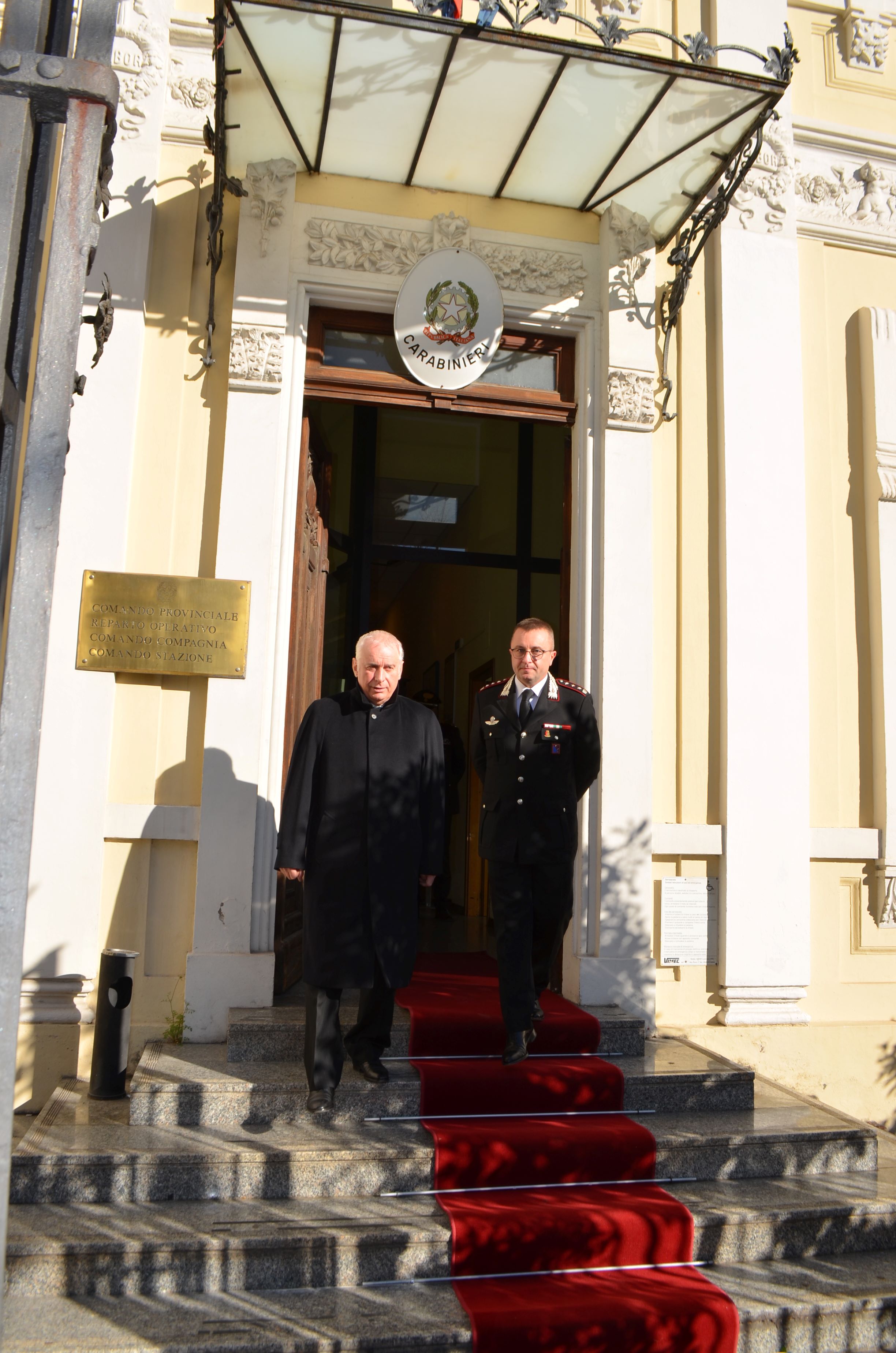 IL PREFETTO DI PESCARA DR. FLAVIO FERDANI, IN VISITA AL COMANDO PROVINCIALE CARABINIERI.