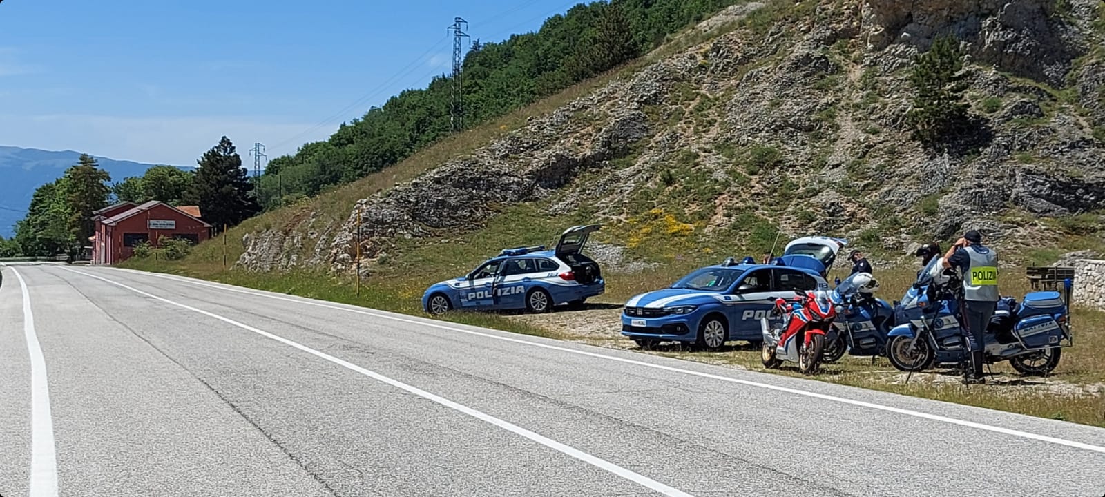  L’Aquila: controlli della Polizia di Stato per la sicurezza stradale