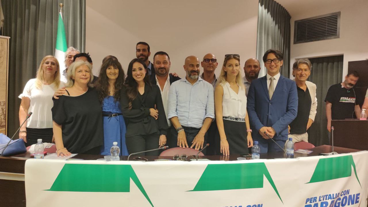 Elezioni Politiche, a Pescara la presentazione dei candidati della lista Italexit per l'Italia con Gianluigi Paragone 