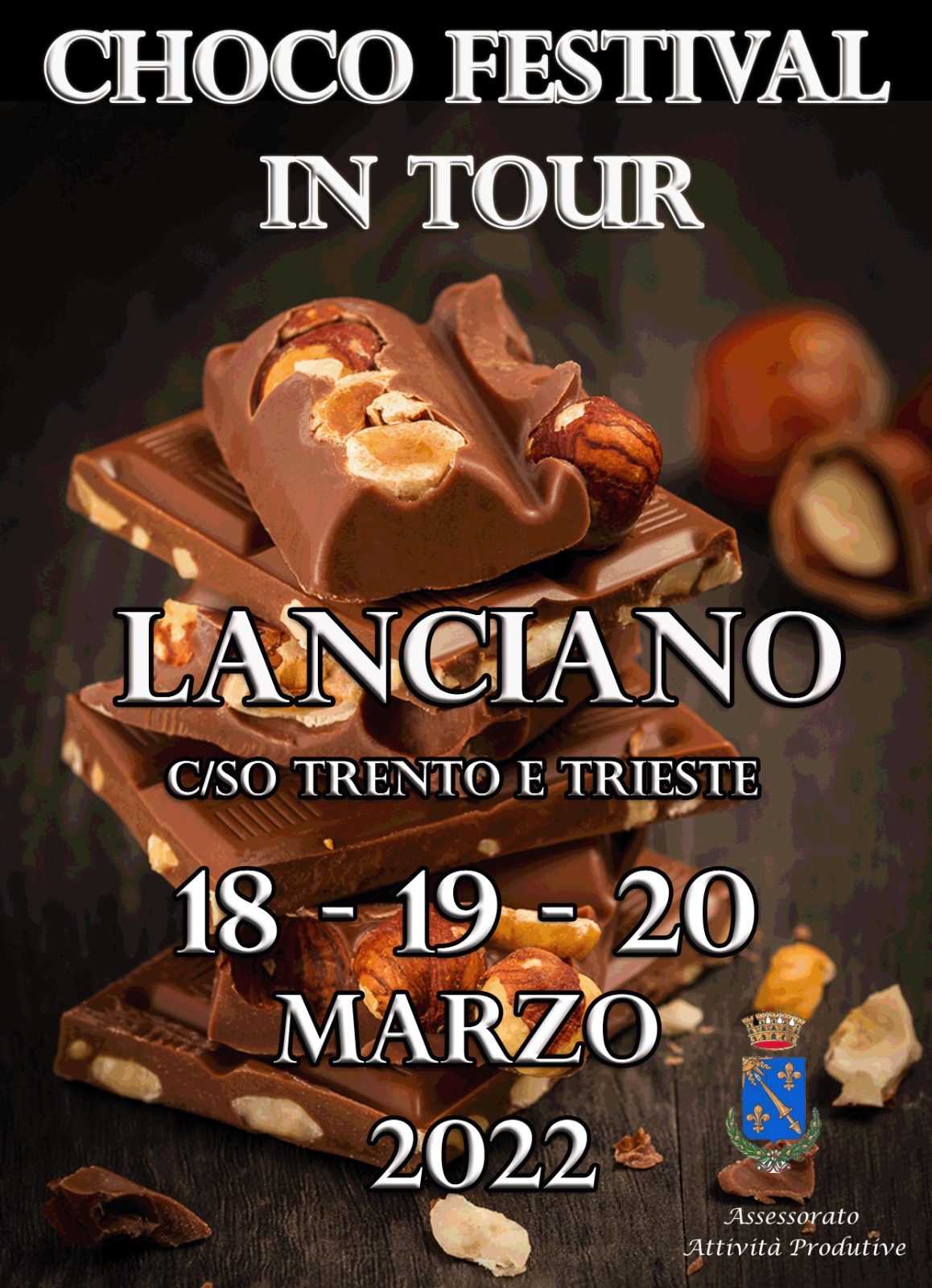 Il Festival del Cioccolato "Choco Festival in Tour" a Lanciano dal 18 al 20 marzo 2021