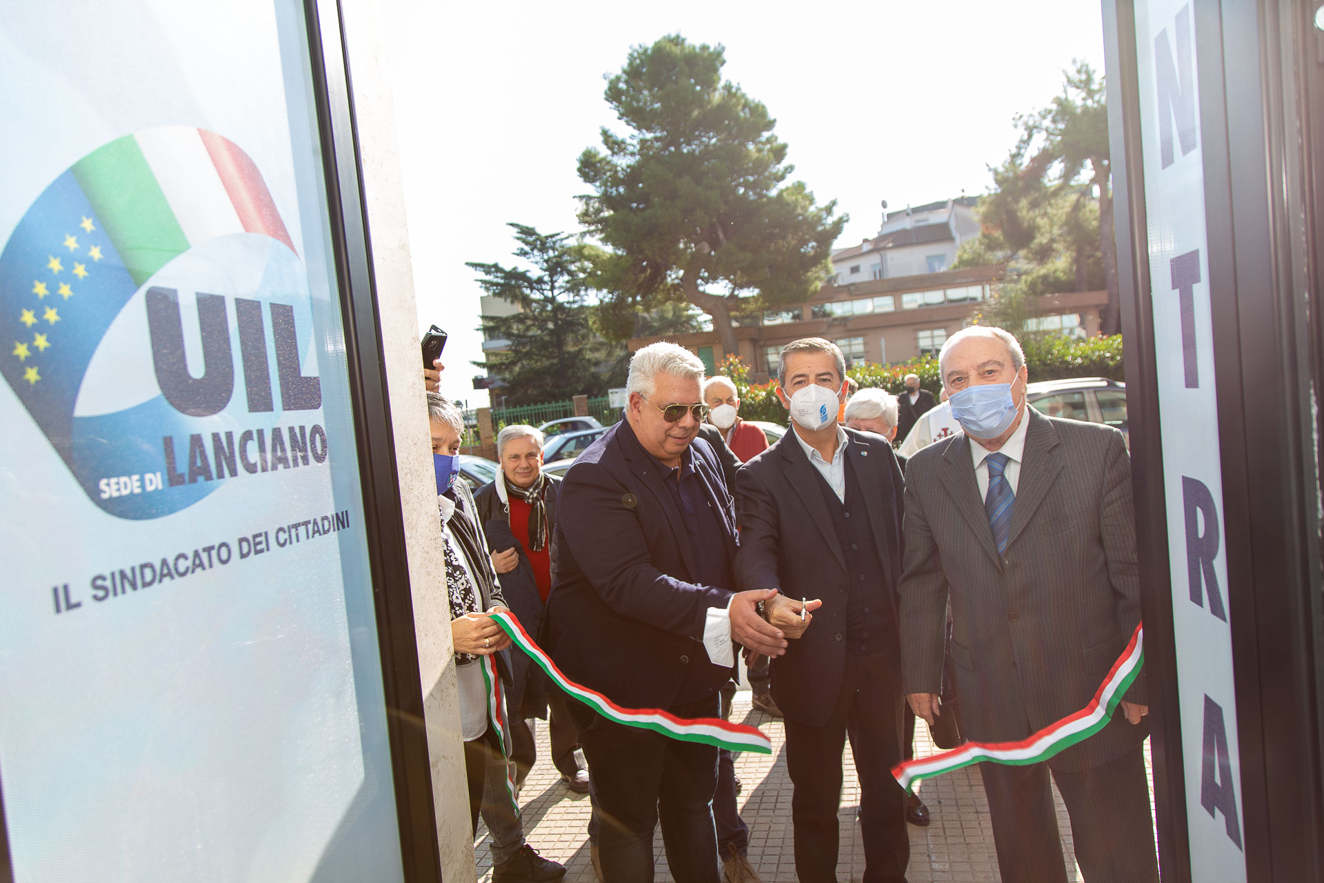 Lanciano, inaugurata la nuova sede della Uil in via Renzetti