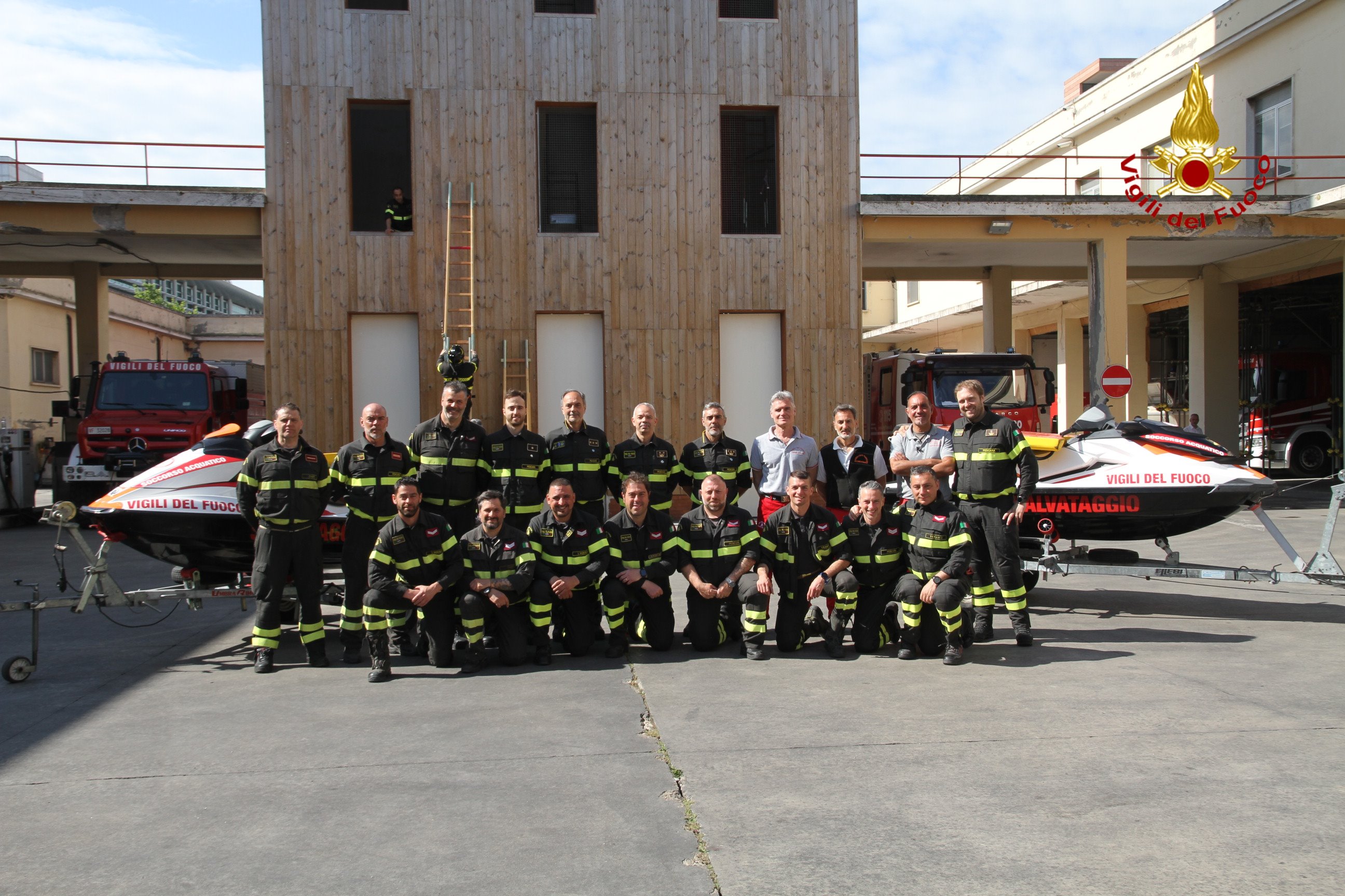 Si è concluso ieri il Corso di formazione per conduttore di moto d'acqua (Personal Water Craft) dei Vigili del Fuoco.