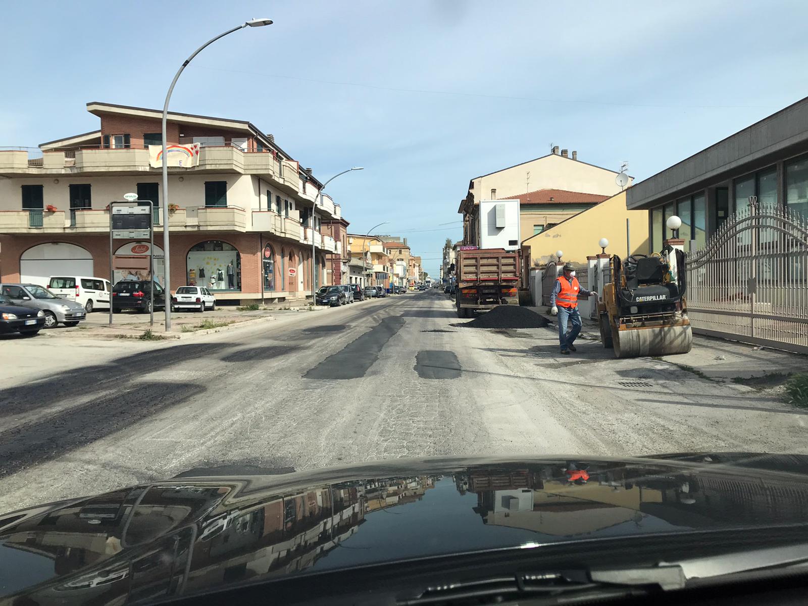  Traffico ridotto a Giulianova, il Comune approfitta per lavori di manutenzione su SS16