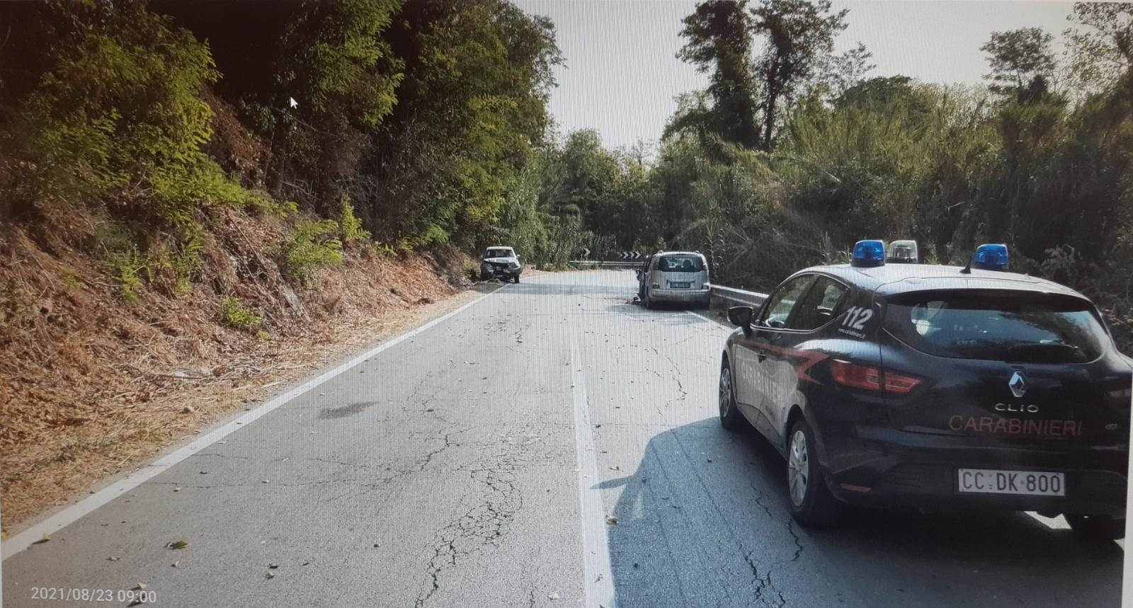 Incidente stradale mortale a Mozzagrogna, nello scontro frontale tra due auto perde la vita un 73enne