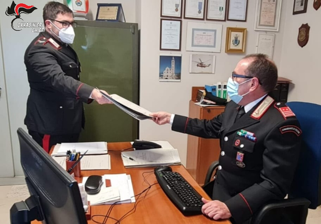 Casalbordino, contrasto all'illecita percezione del reddito di cittadinanza, carabinieri denunciano 57enne