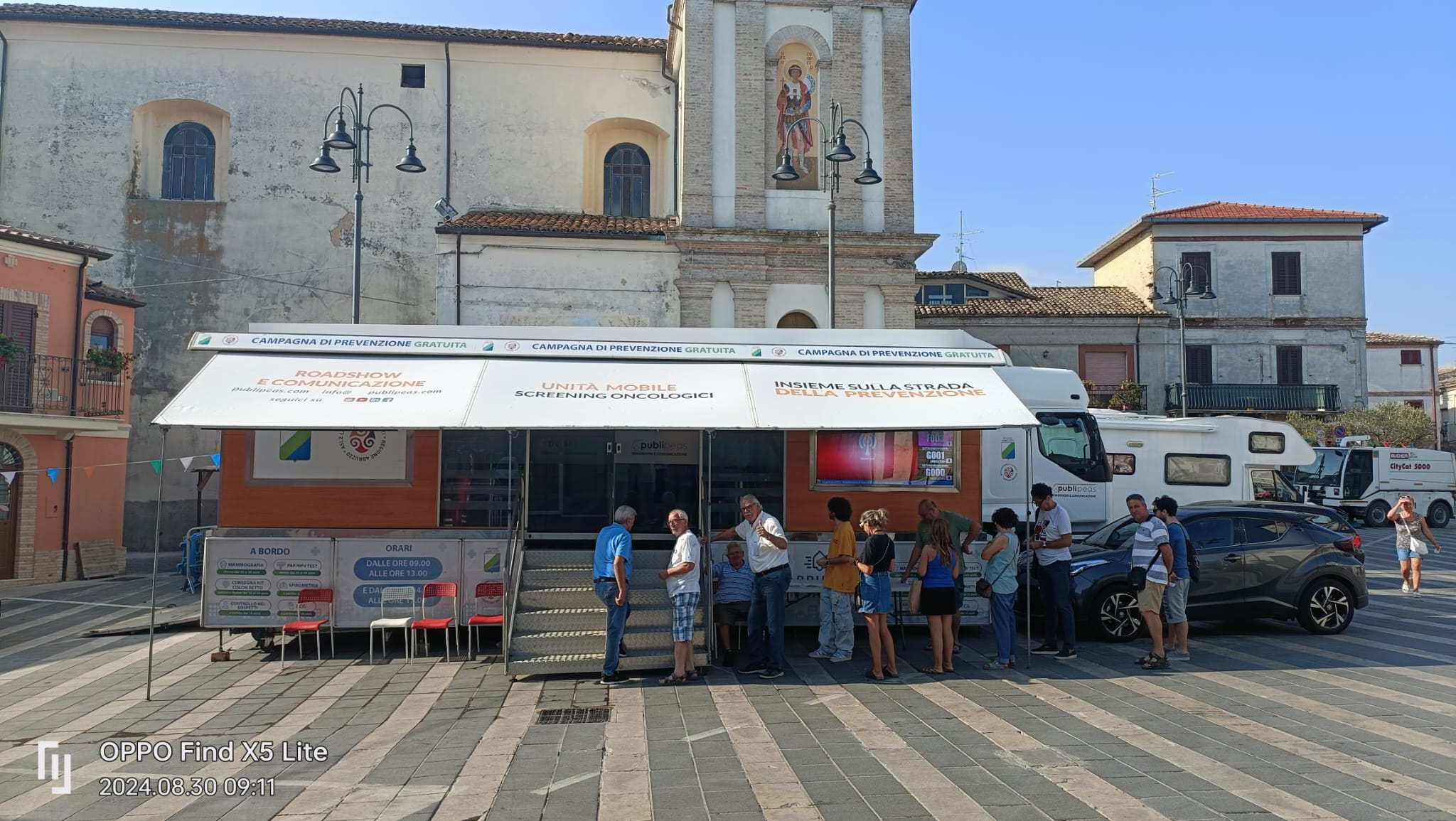 Casa della Salute fa tappa a Treglio, appuntamento con la prevenzione sanitaria in piazza Sa Giorgio 