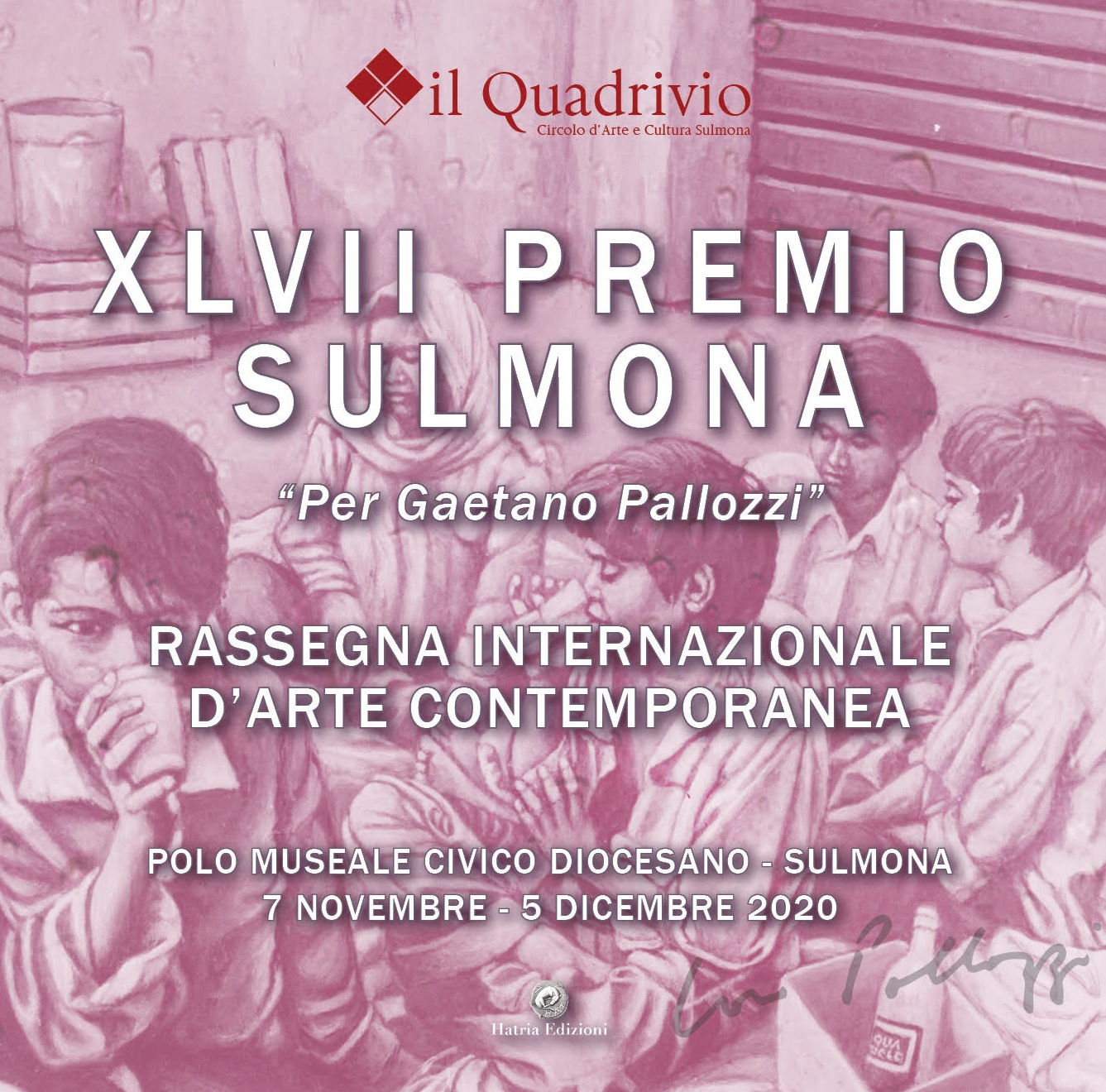 Premio Sulmona “Per Gaetano Pallozzi”  47a edizione dal 7 novembre al 5 dicembre 2020