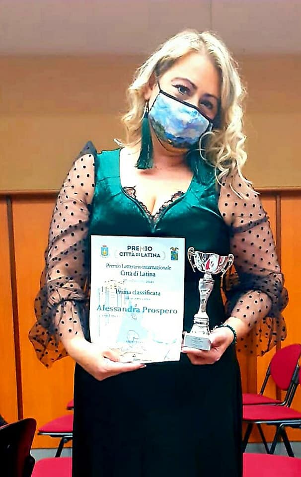 La poetessa aquilana Alessandra  Prospero vince il primo posto al Premio internazionale città di Latina