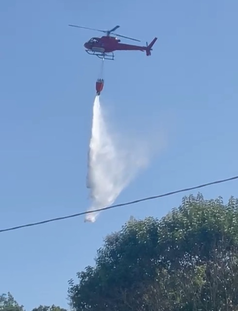 Fossacesia, vasto incendio nell'area boschiva della collina di San Giovanni in Venere 