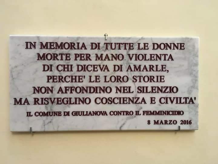 La Commissione Pari Opportunità di Giulianova sul femminicidio di Nereto. 