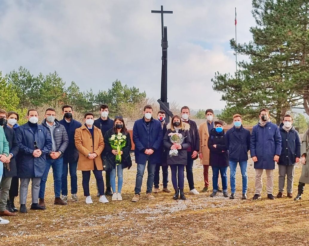 Foibe, Lega Giovani Abruzzo a Bosovizza dove si trova il monumento nato in ricordo delle vittime dei partigiani comunisti di Tito