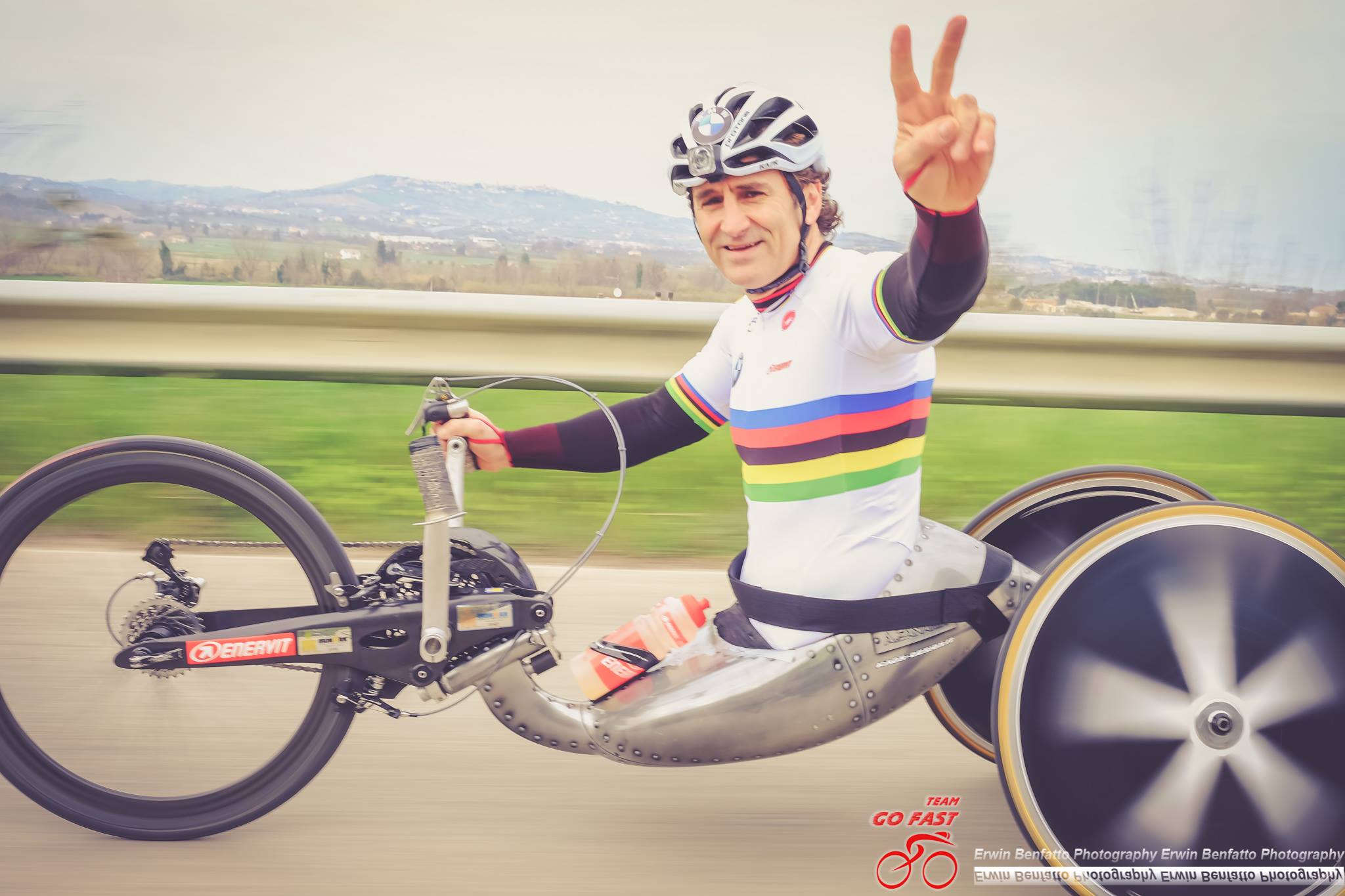 “Siamo tutti a fare il tifo per te, Alex”! Il messaggio di Pierpaolo Addesi e di tutto il Team Go Fast per Alex Zanardi