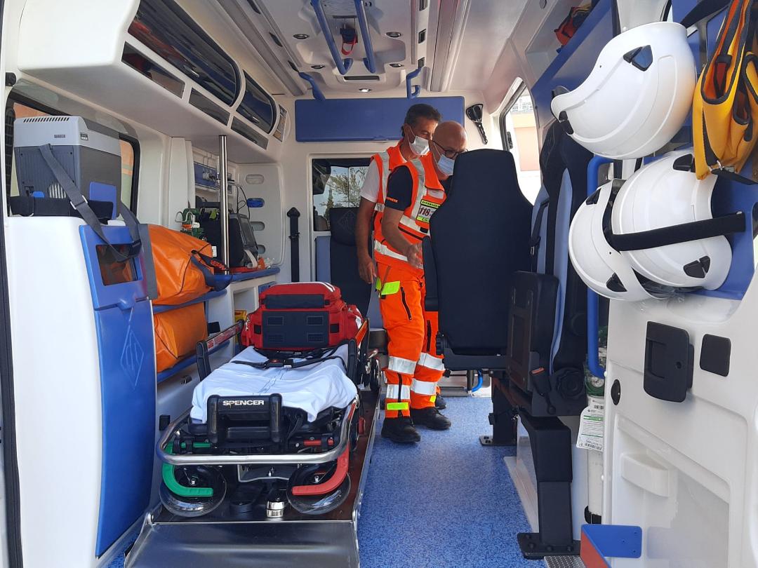 Nuova ambulanza per il 118 di Chieti, sarà a servizio delle aree interne