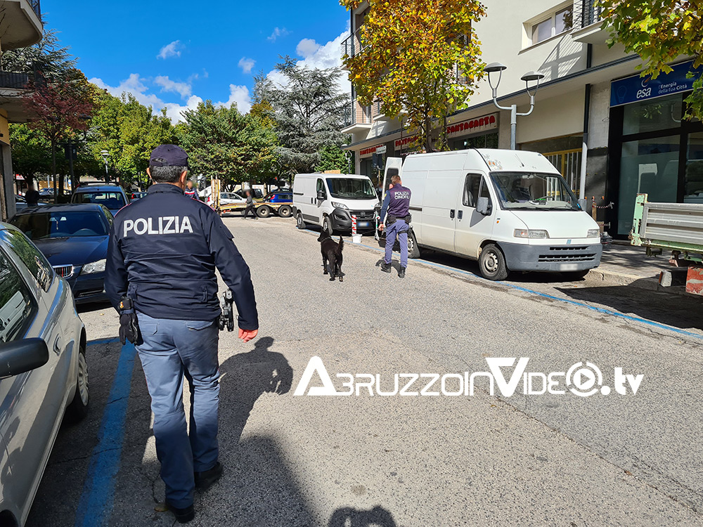 Avezzano, arrestato per possesso di sostanza stupefacente.