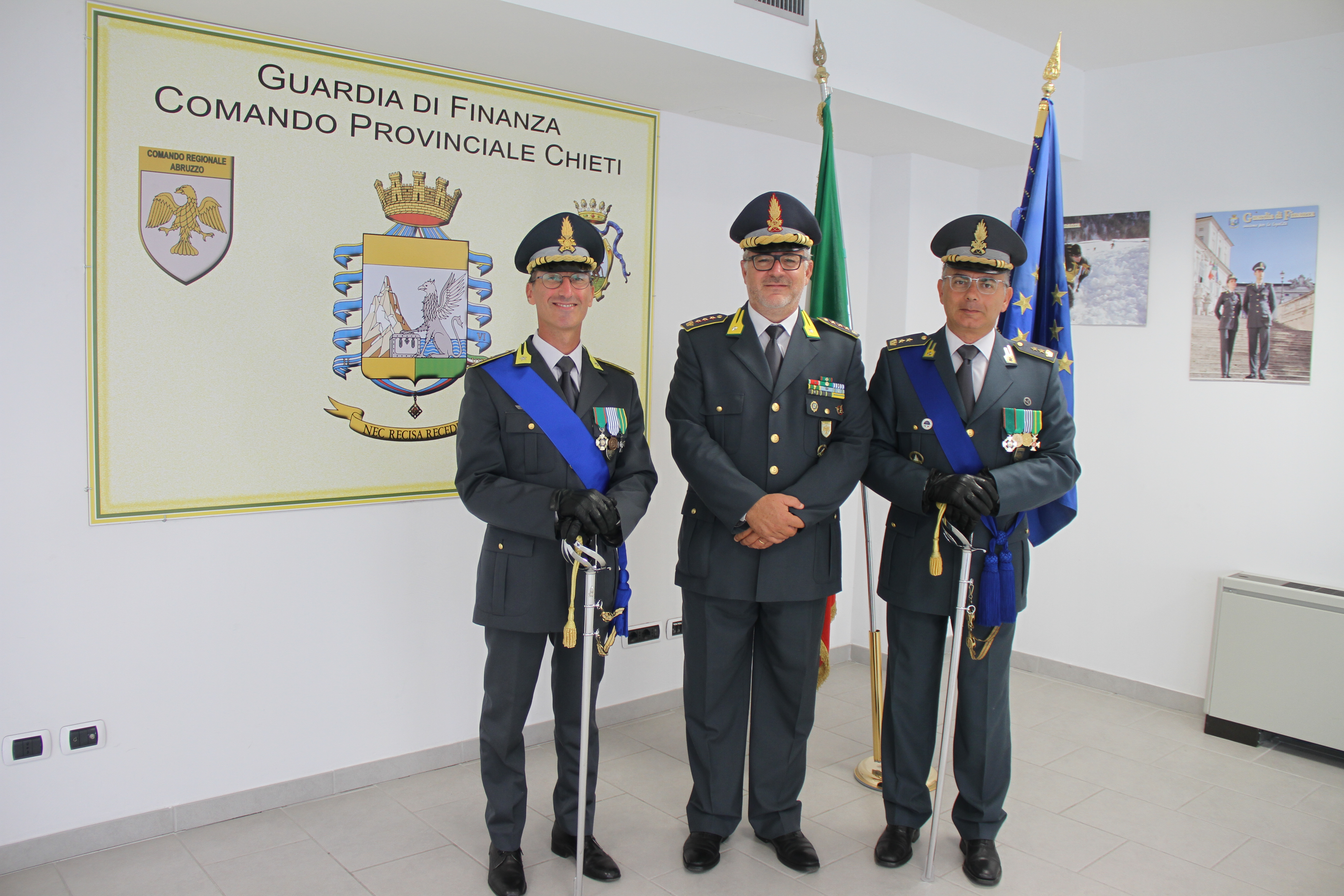 Cambio al vertice del Gruppo della Guardia di Finanza di Chieti.