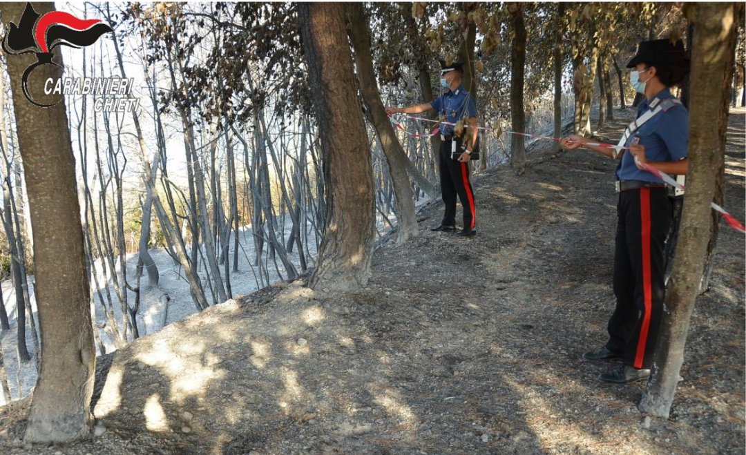  Incendi Costa dei Trabocchi,  identificato piromane da Carabinieri Ortona