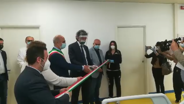 Coronavirus, inaugurati stamane  i primi reparti del Covid Hospital di Pescara