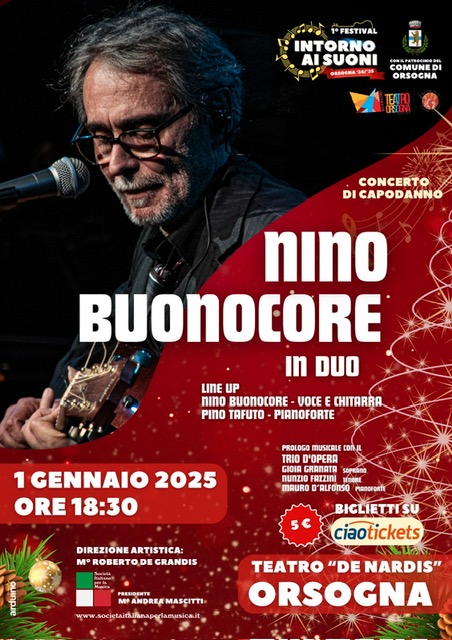 Orsogna, la grande musica per le festività Natalizie con il 1° Festival “Intorno ai Suoni”