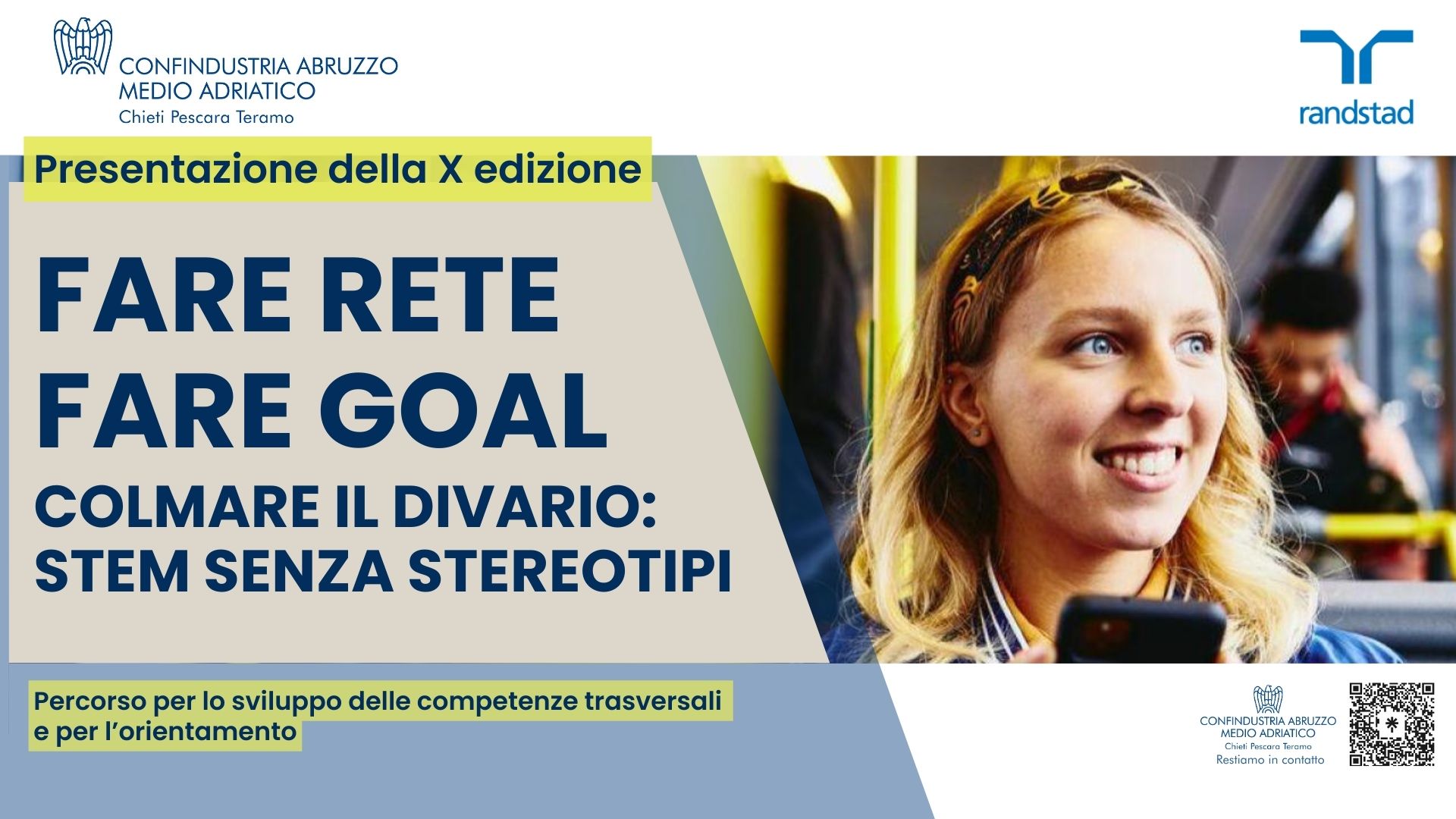 Mondo della formazione e imprese: al via la X edizione del progetto “FARE RETE FARE GOAL”