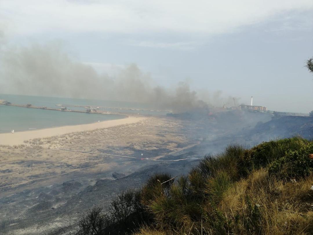 Incendio Riserva Punta Aderci, il Comune mette a disposizione un codice Iban per raccogliere fondi