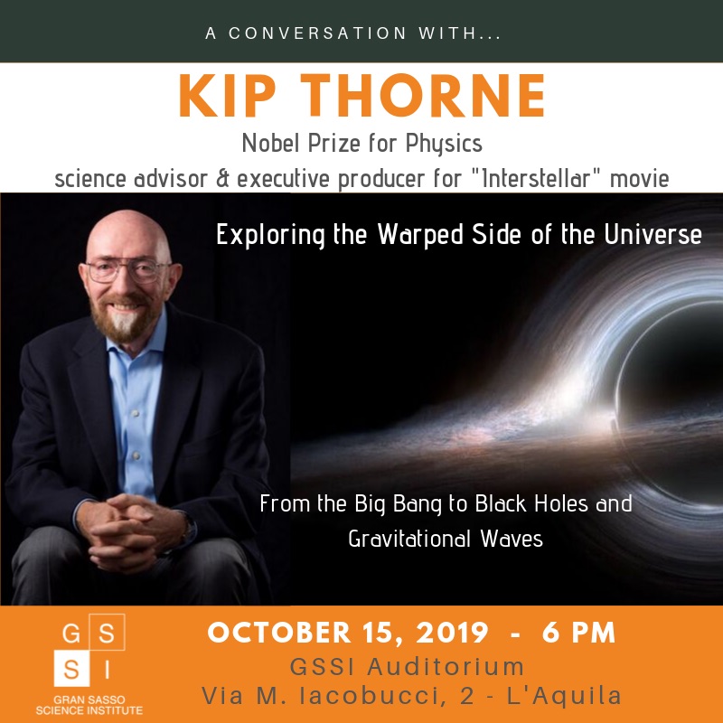 Un Nobel da Oscar: Kip Thorne al GSSI