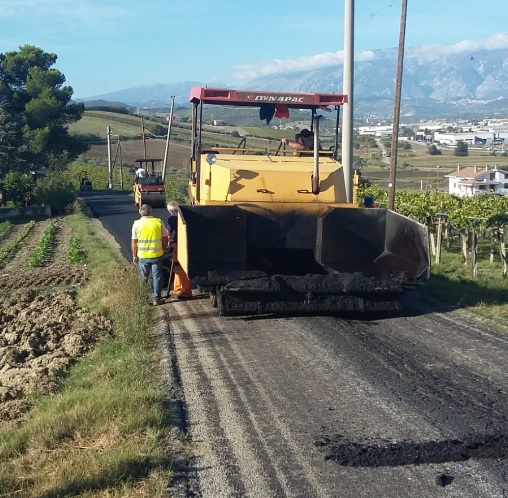 Ripresi ad Atessa i lavori di riasfaltatura e sistemazione delle strade