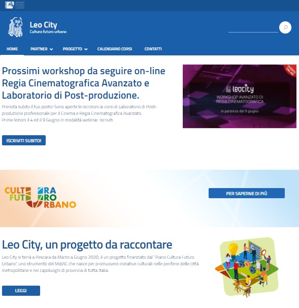 Tornano i Workshop di Innovazione Audiovisiva e Digitale di Leo City