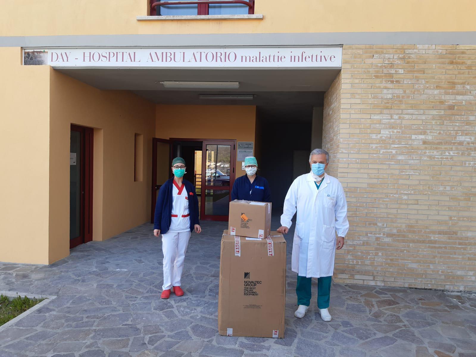 "Tornimparte per la ASL", donazione di un sistema di sanificazione al Reparto Malattie Infettive dell'Ospedale San Salvatore