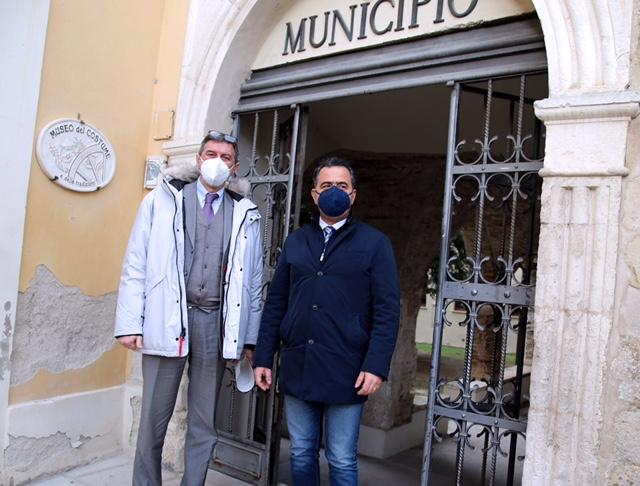 Coronavirus,Marsilio a Guardiagrele dove partirà da domani lo screening di massa