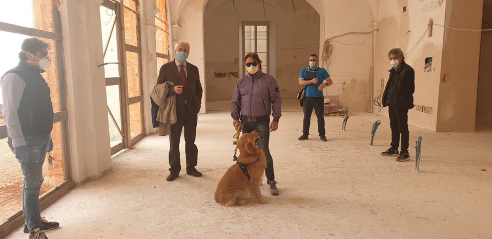 Coronavirus, Fase 2, a Chieti  sopralluogo a Palazzo D'Achille