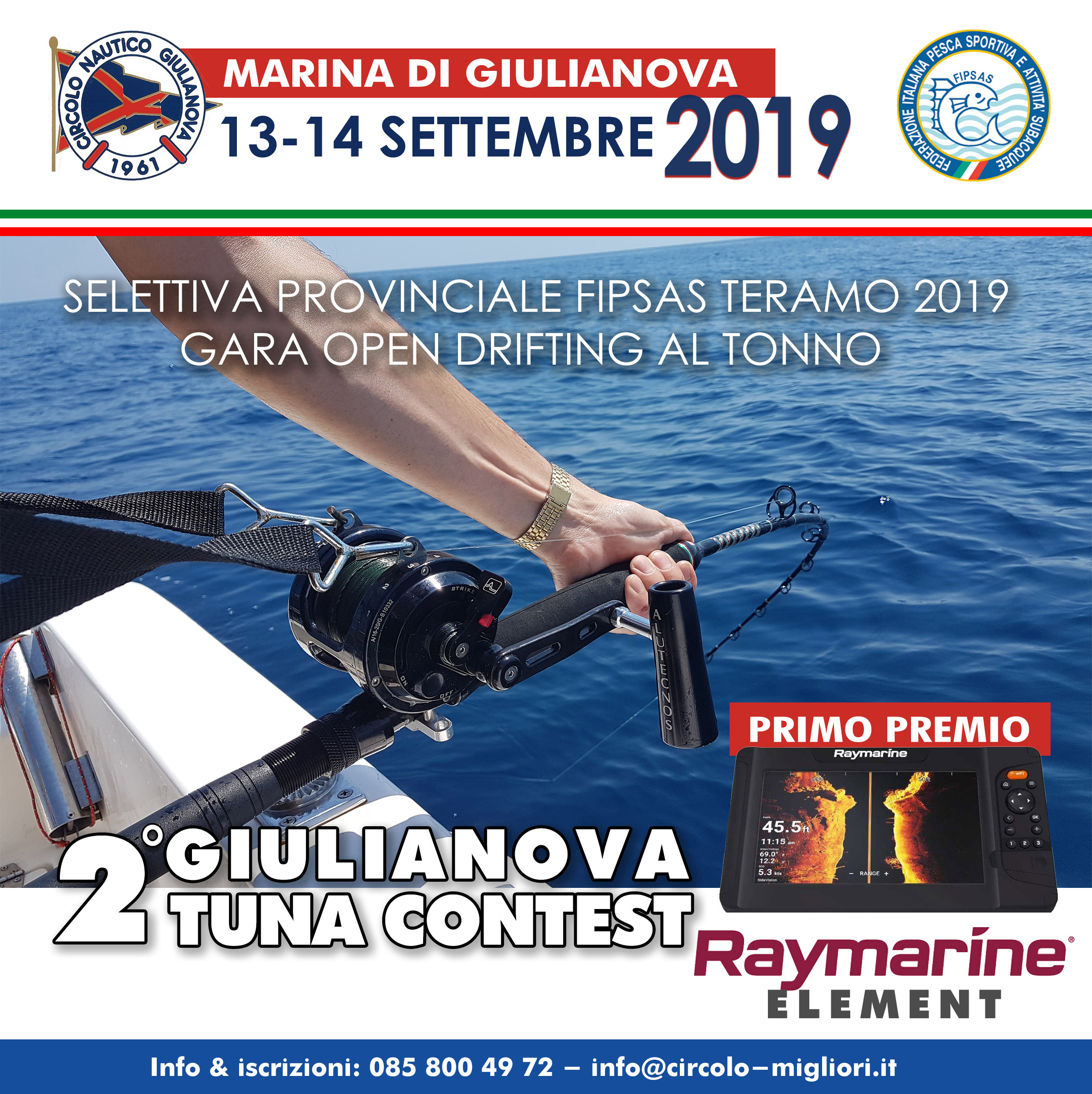 Gara di Pesca al Tonno a Giulianova, al via il Giulianova Tuna Contest