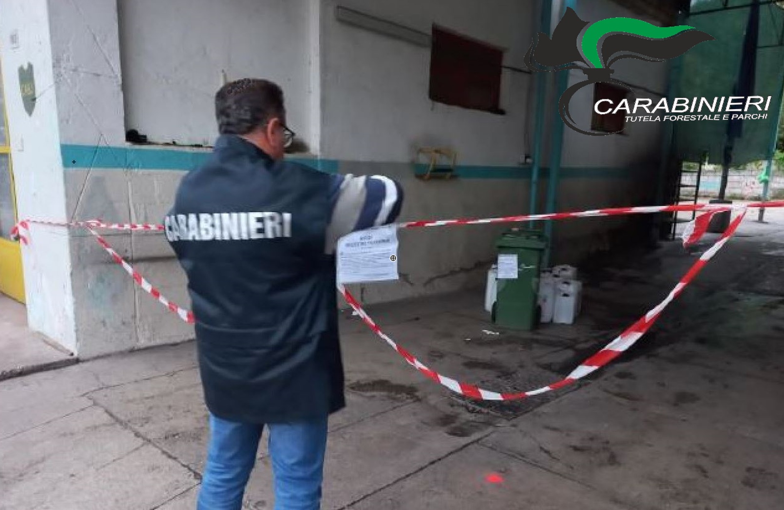 Lanciano, i Carabinieri della Tutela Forestale e dei Parchi appongono i sigilli  a due autolavaggi