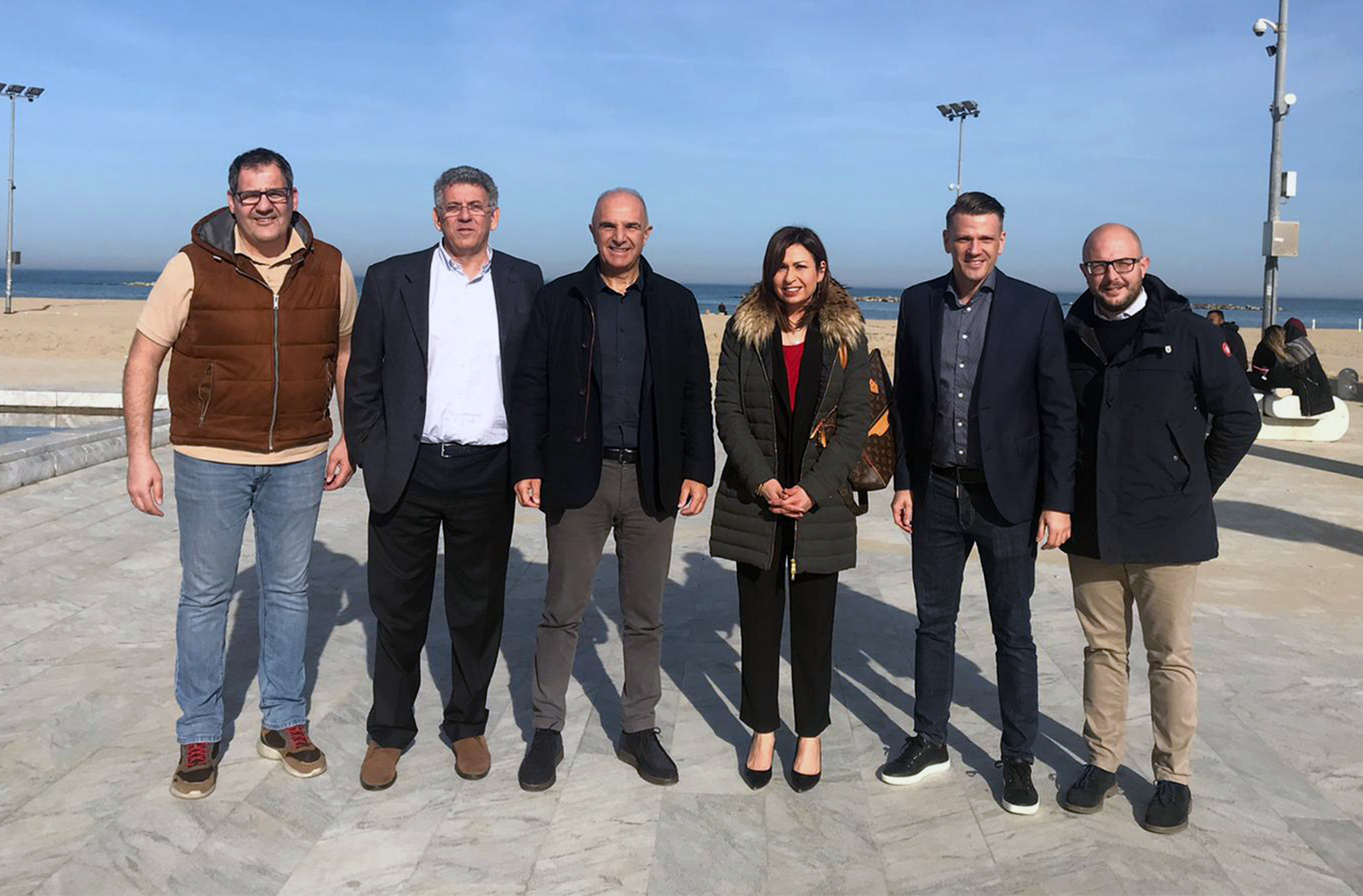 Pescara verso i campionati mondiali di Beach Handball, sopralluogo  con tecnici Federazione internazionale 