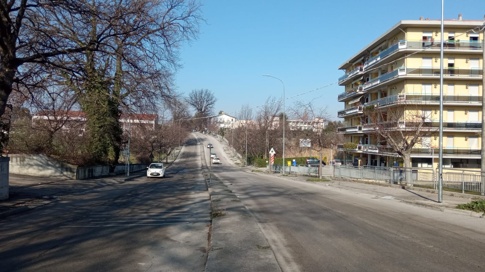 Lanciano, lavori in via Tinari per nuovo asfalto e segnaletica