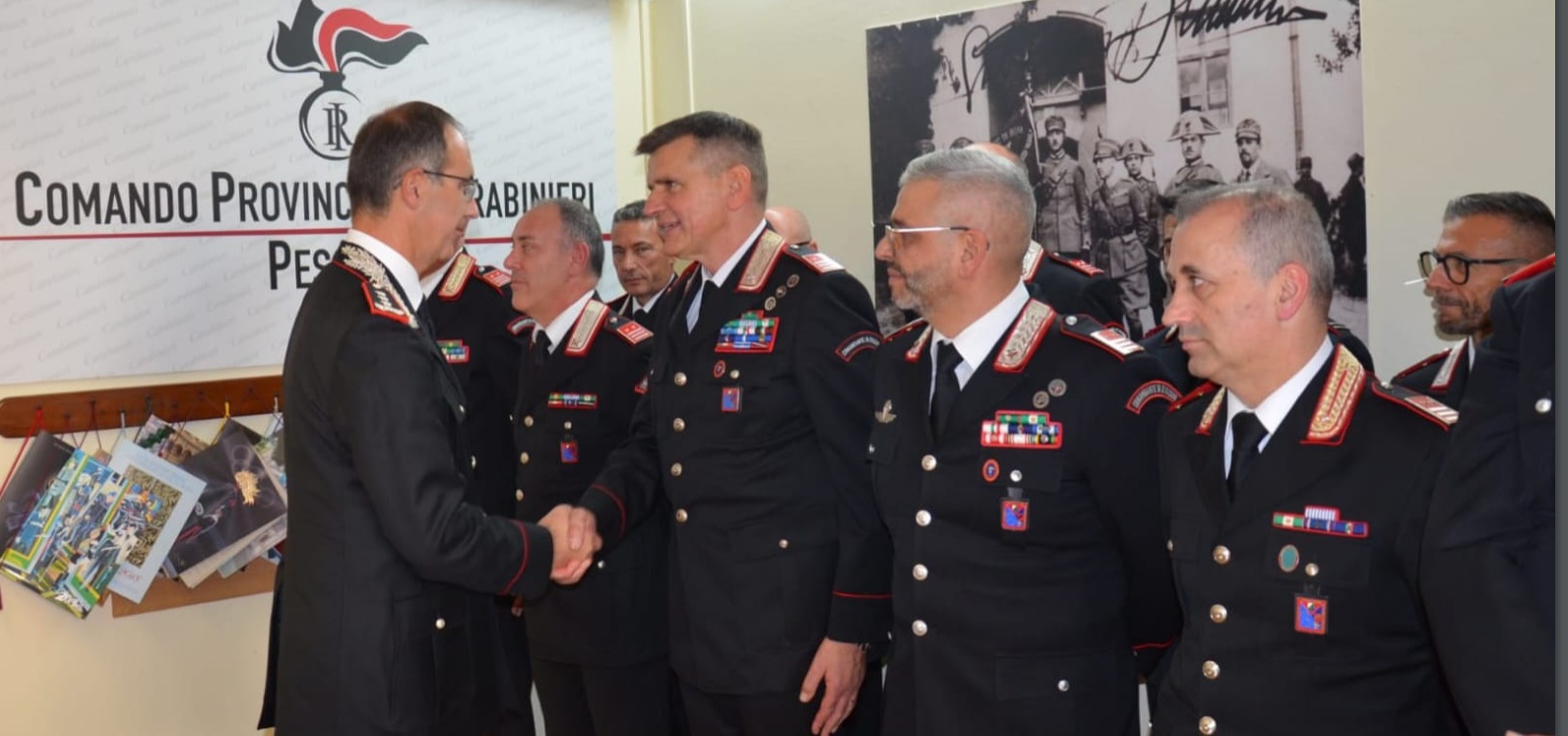 Il Generale di Corpo D'Armata Marco Minicucci Visita Il Comando Provinciale Carabinieri.